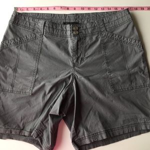 Grey shorts cotton Lane Bryant 14